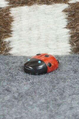 Lady Bug Zuni Fetish Carving - Reynold Lunasee