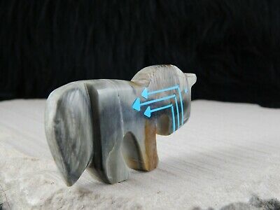 Horse Zuni Fetish Carving - Kenric Laiwakete - High Lonesome Trading