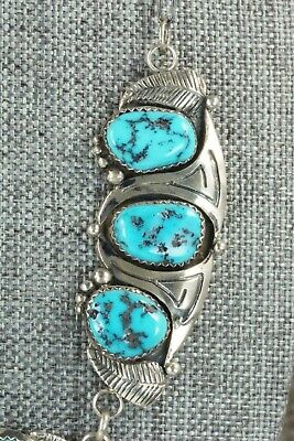 Turquoise & Sterling Silver Necklace - Navajo