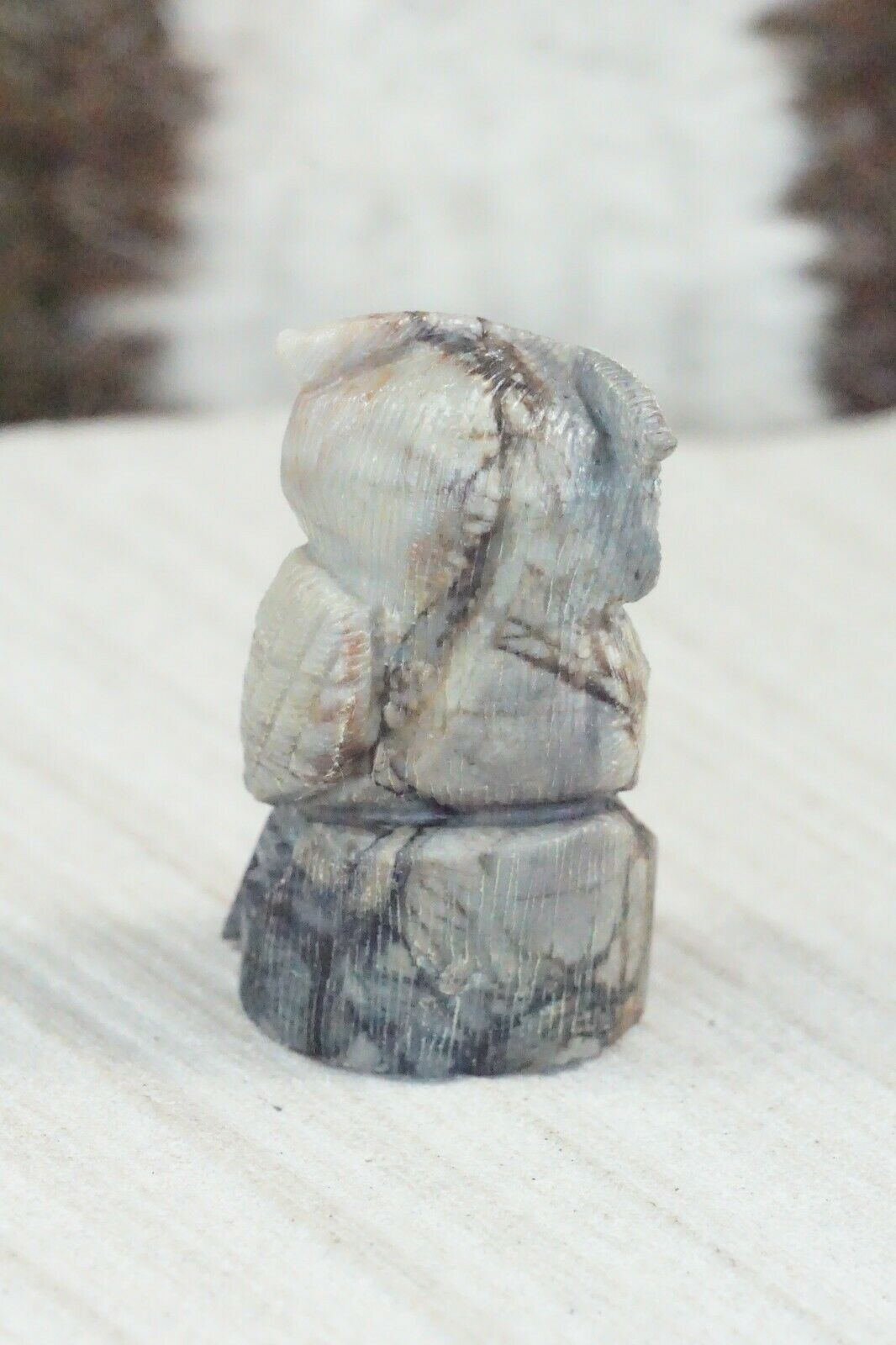 Owl Zuni Fetish Carving - Colin Weeka