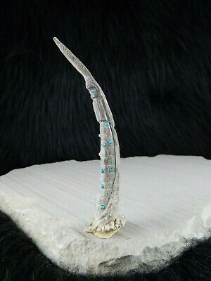Corn Maiden Zuni Fetish - Garrick Weeka - Zuni Corn Maiden Carving - High Lonesome Trading