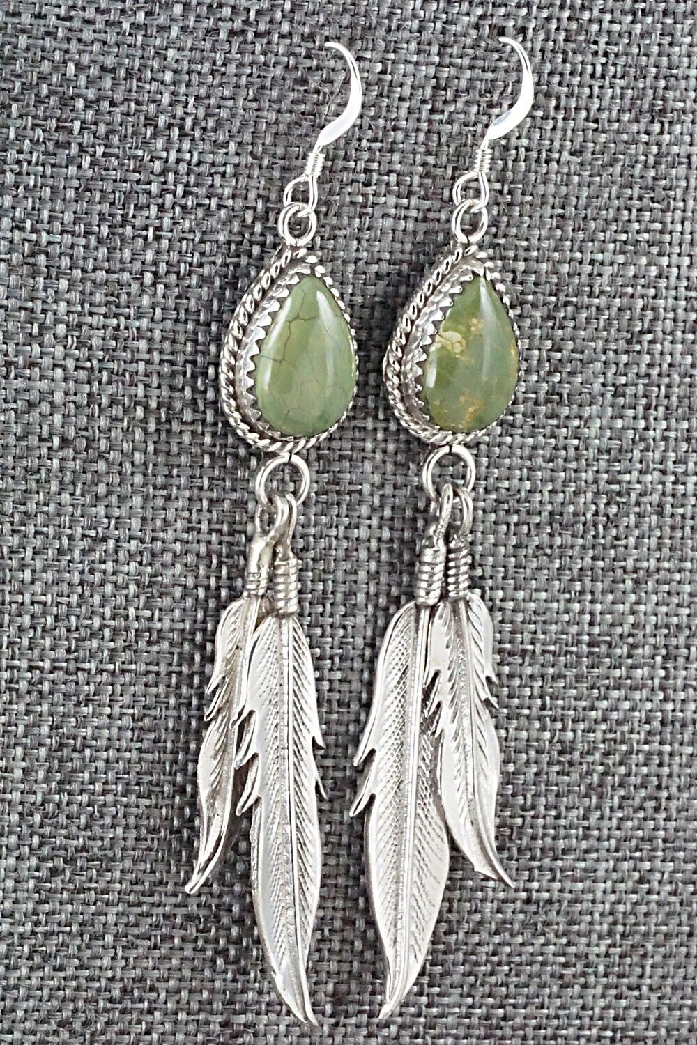 Turquoise & Sterling Silver Earrings - Judy Largo