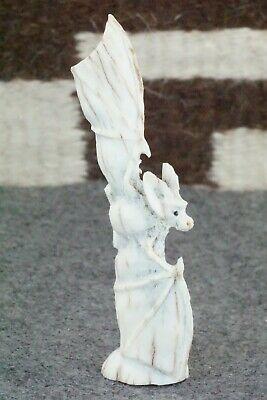 Bat Zuni Fetish Carving - Lewis Malie Jr. - High Lonesome Trading