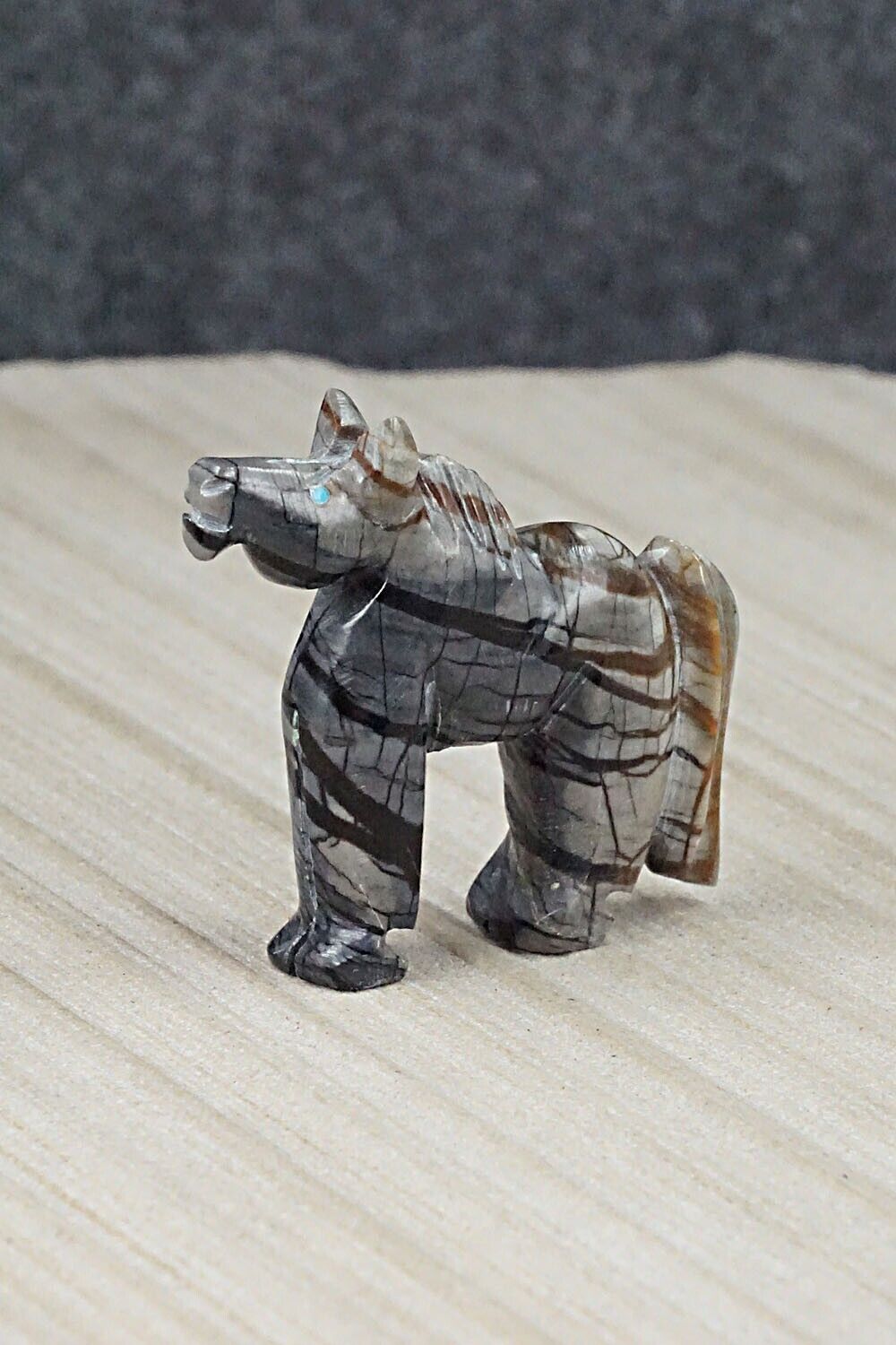 Horse Navajo Fetish Carving - Albert Livingston
