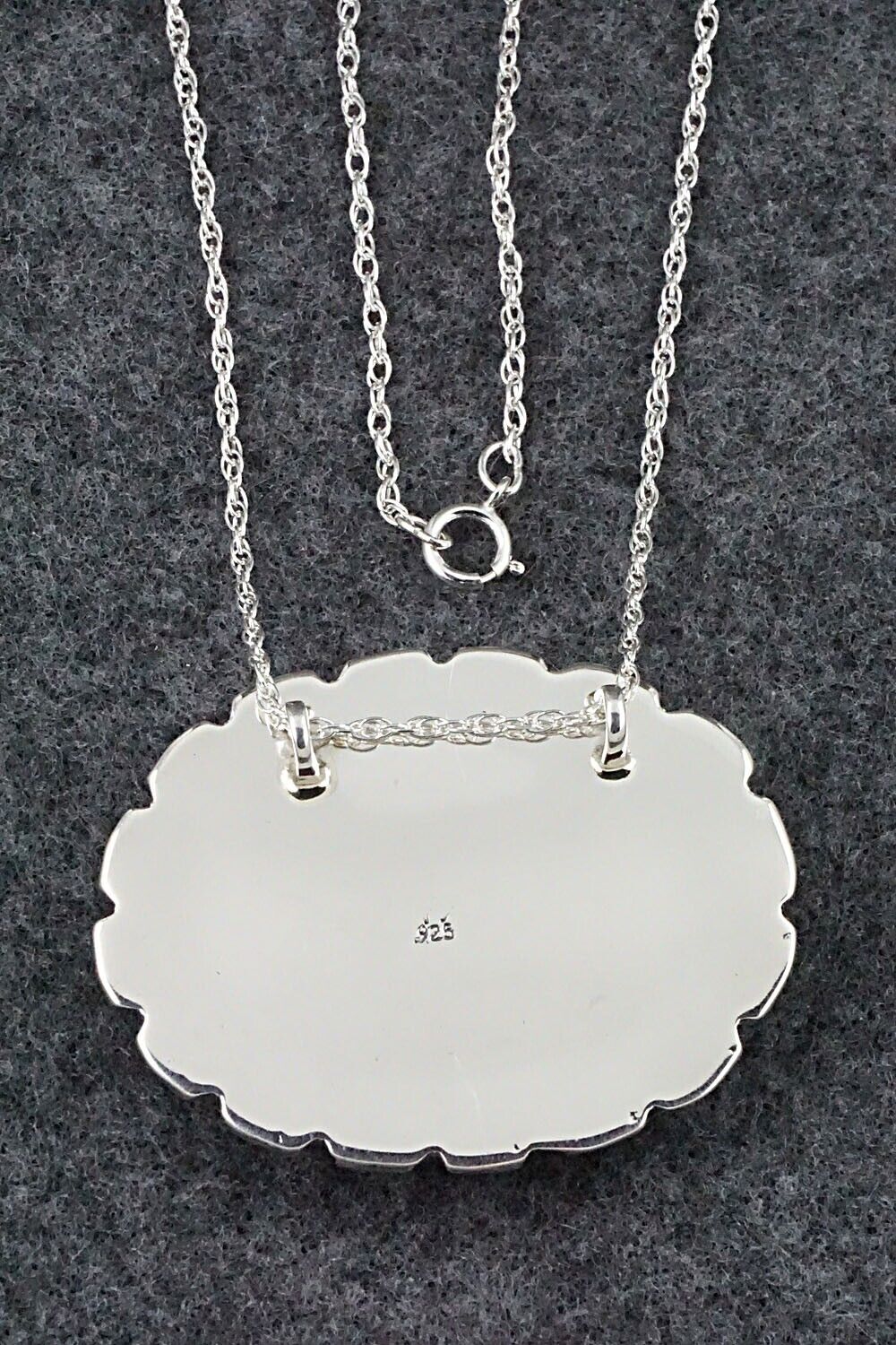 Turquoise & Sterling Silver Necklace - Jimson Belin