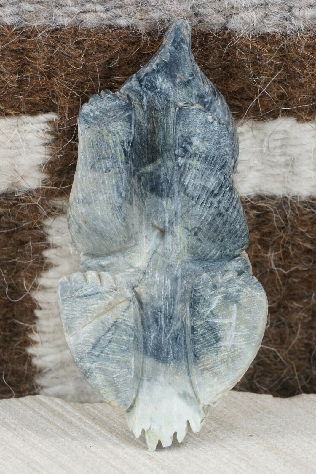 Horned Toad Zuni Fetish Carving - Jonas Hastito