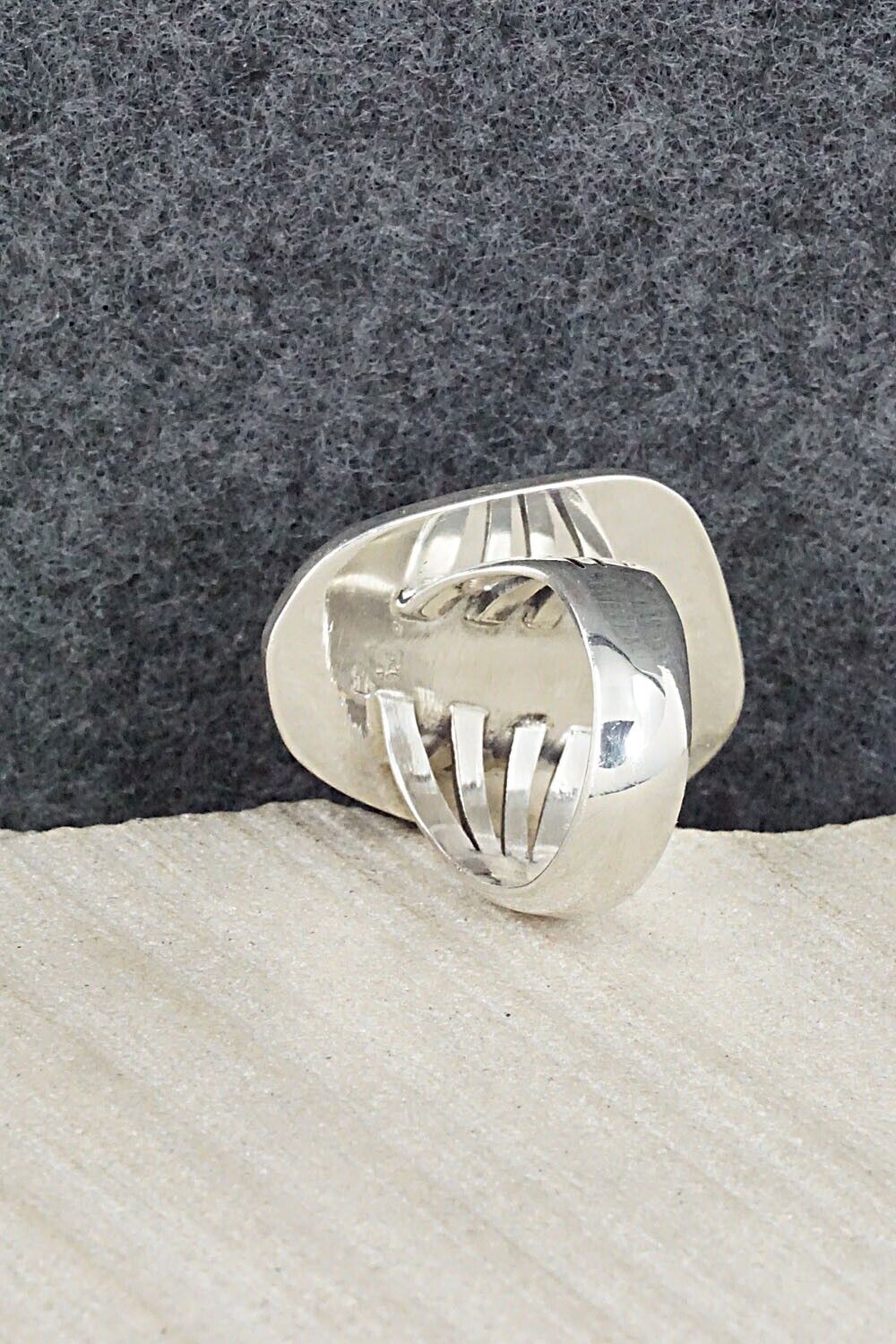 Turquoise & Sterling Silver Ring - Jimson Belin - Size 6.5