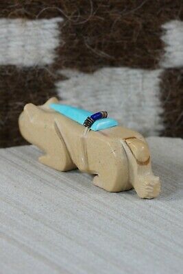 Mountain Lion Zuni Fetish Carving - Alex Tsethlikai - High Lonesome Trading