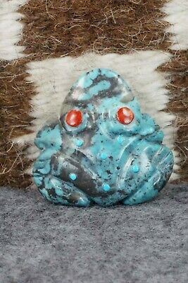 Frog Zuni Fetish Carving - Reynold Lunasee