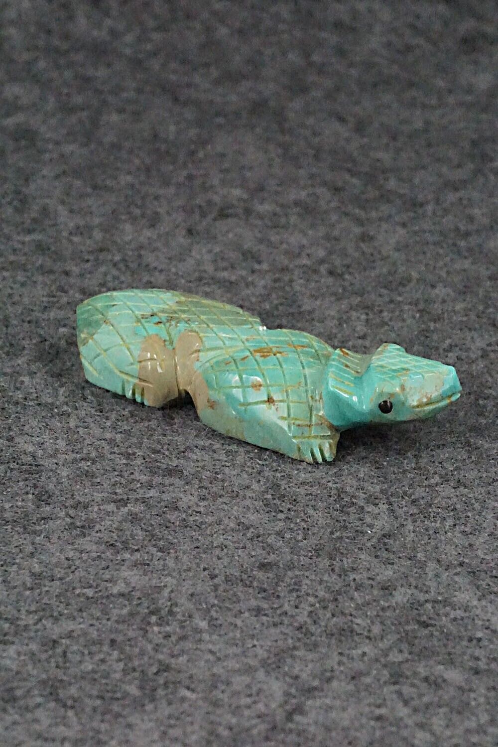 Horned Toad Zuni Fetish Carving - Danette Laate