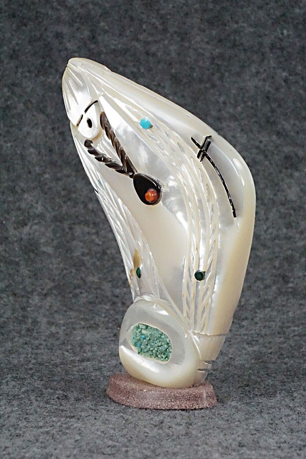 Corn Maiden Zuni Fetish Carving - Vickie Quandelacy