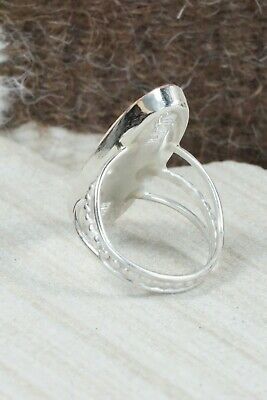 Spiny Oyster & Sterling Silver Ring - Harold Smith - Size 9.5