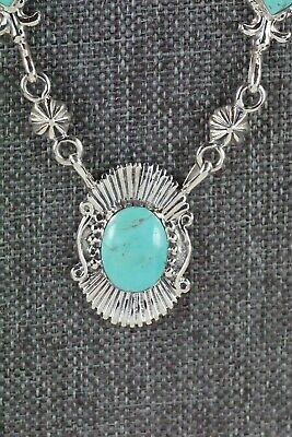 Turquoise & Sterling Silver Necklace - Bobby Platero
