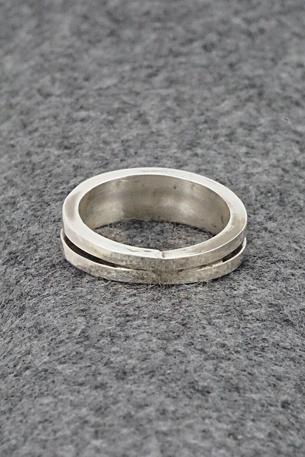 Multi-Stone & Sterling Silver Inlay Ring - Wilbert Muskett Jr.- Size 9.25
