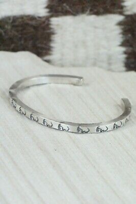 Navajo Sterling Silver Bracelet - Elaine Tahe
