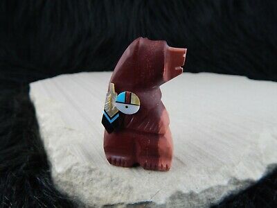 Bear Zuni Fetish Carving - Robert Cellicion - High Lonesome Trading