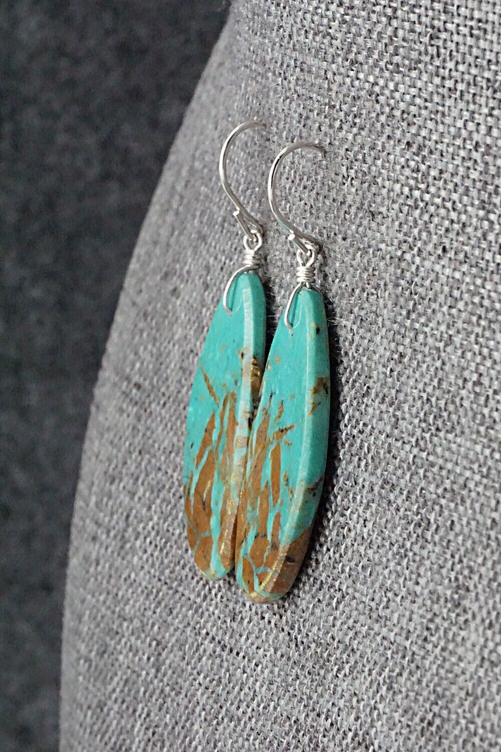 Turquoise & Sterling Silver Earrings - Sharon Abeyta