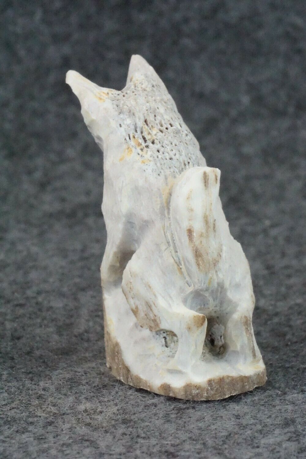 Wolf Zuni Fetish Carving - Lewis Malie Jr.