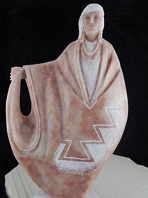 Navajo Women Sculpture - Leslie Pablo - High Lonesome Trading