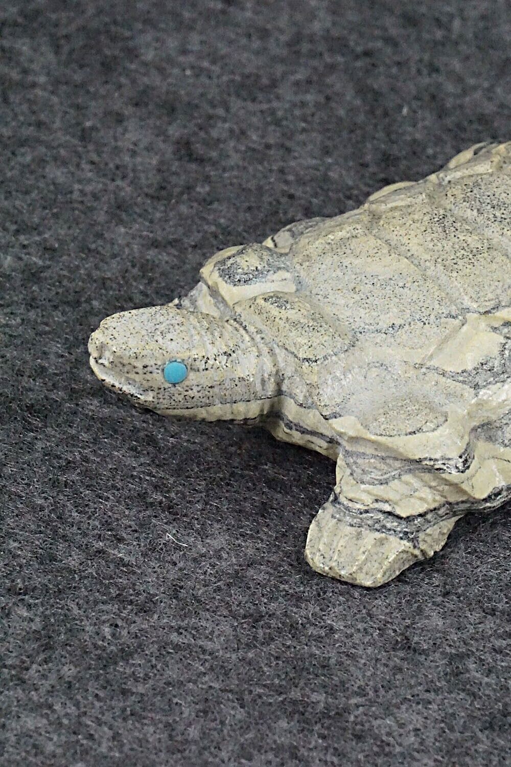 Turtle Zuni Fetish Carving - Herbert Him