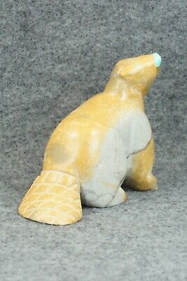 Beaver Zuni Fetish Carving - Enrike Leekya