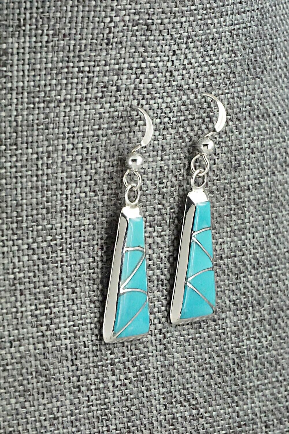 Turquoise & Sterling Silver Earrings - Stewart Tucson