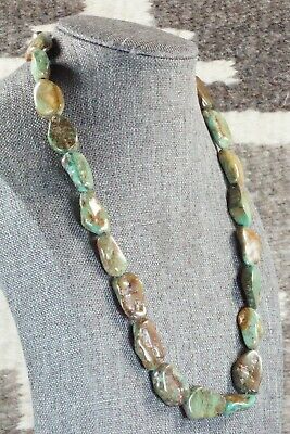 Turquoise & Sterling Silver Necklace - Navajo