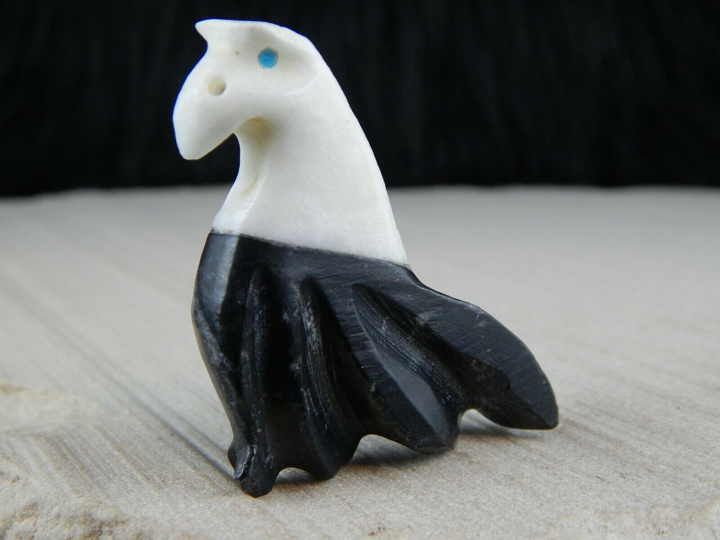 Eagle Zuni Fetish Carving - Kelly Lementino - High Lonesome Trading