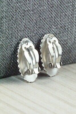Turquoise & Sterling Silver Earrings - Lorena Peina - High Lonesome Trading