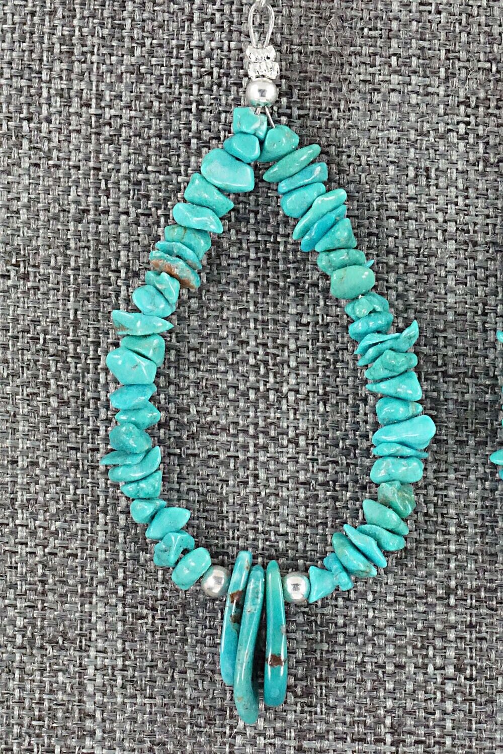 Turquoise & Sterling Silver Earrings - Tammy Nolcot