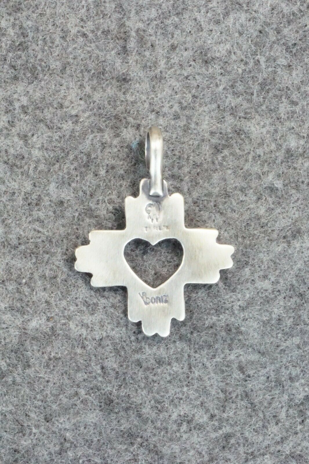 Sterling Silver Zia Pendant - Raymond Coriz