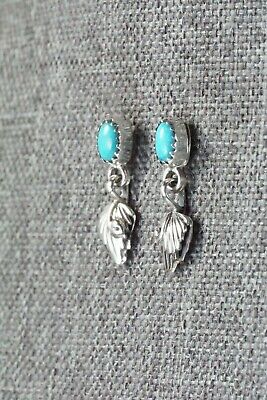 Turquoise & Sterling Silver Earrings - Annie Spencer