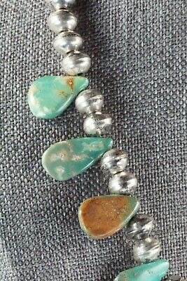 Turquoise & Sterling Silver Necklace - Navajo