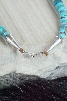 Turquoise & Sterling Silver Necklace - Joann Garcia