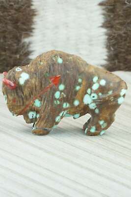 Buffalo Zuni Fetish Carving - Andres Quandelacy