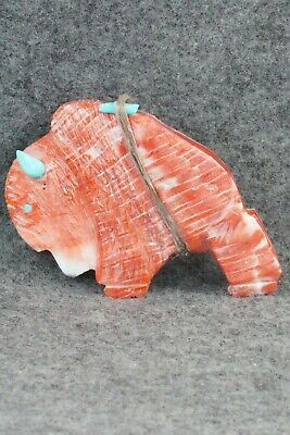 Buffalo Zuni Fetish Carving - Kevin Quam