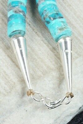Turquoise & Sterling Silver Necklace - Joe Garcia
