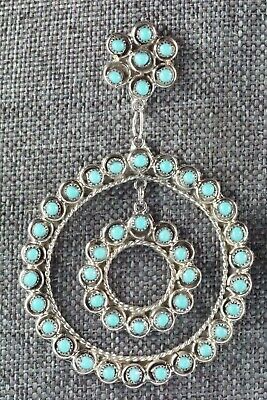 Turquoise & Sterling Silver Earrings - Wayne Johnson Jr.