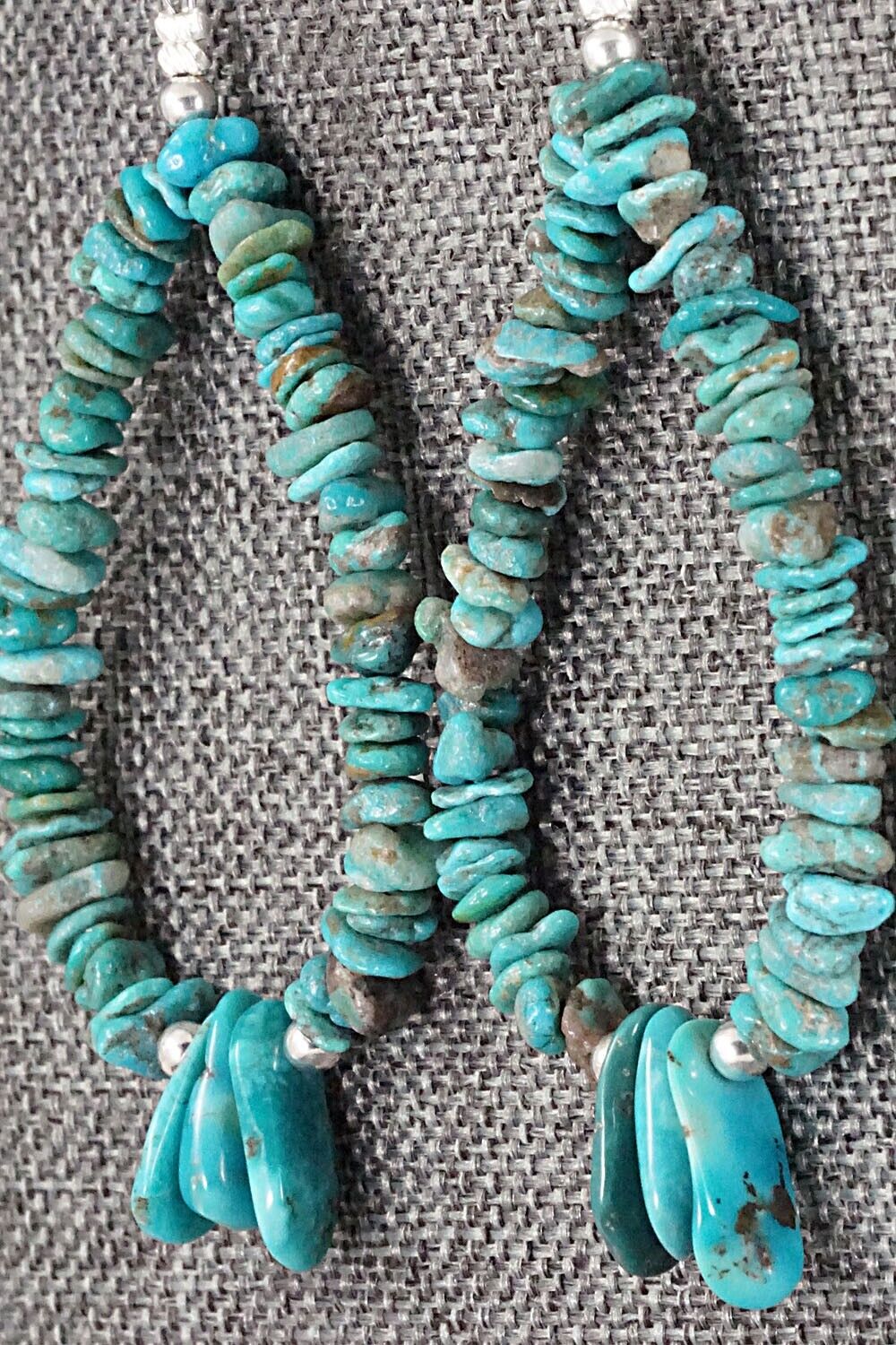 Turquoise & Sterling Silver Earrings - Tammy Nolcot