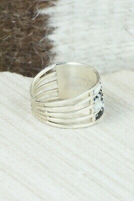White Buffalo & Sterling Silver Ring - Claresse Kylestewa - Size 9