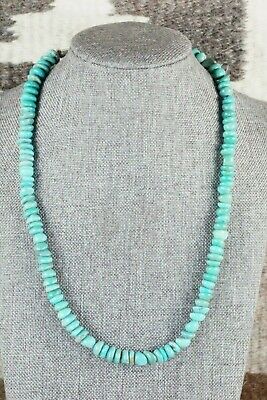 Turquoise & Sterling Silver Necklace - Louise Joe