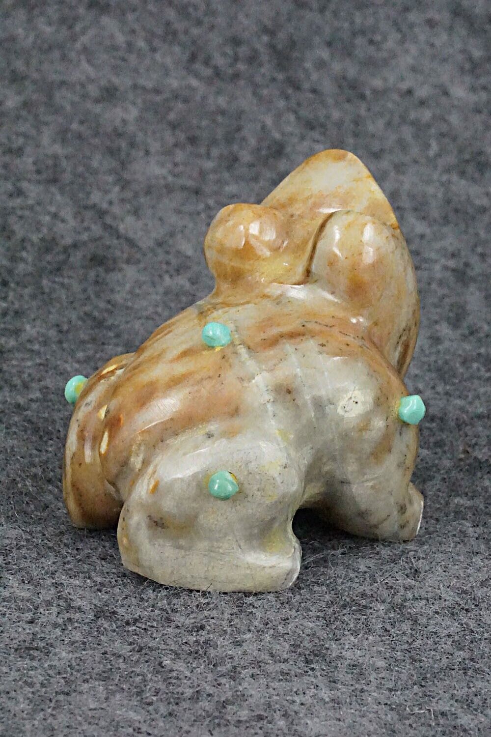 Frog Zuni Fetish Carving - Enrike Leekya
