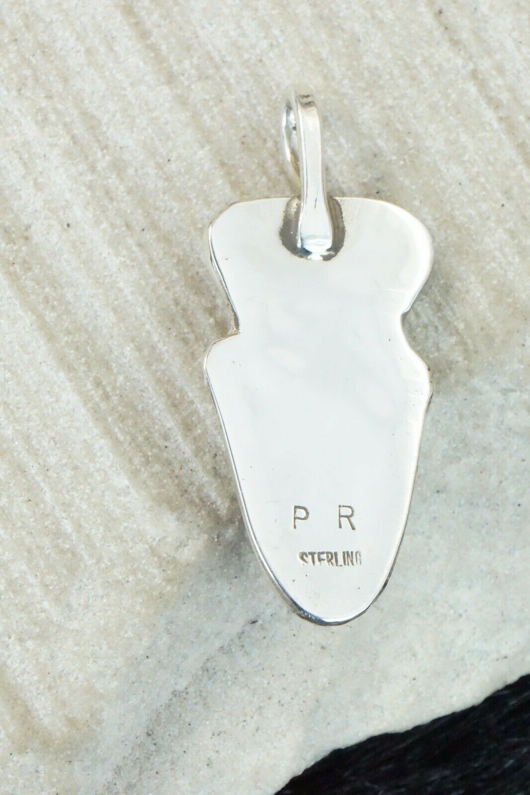 Turquoise & Sterling Silver Pendant - Priscilla Reeder