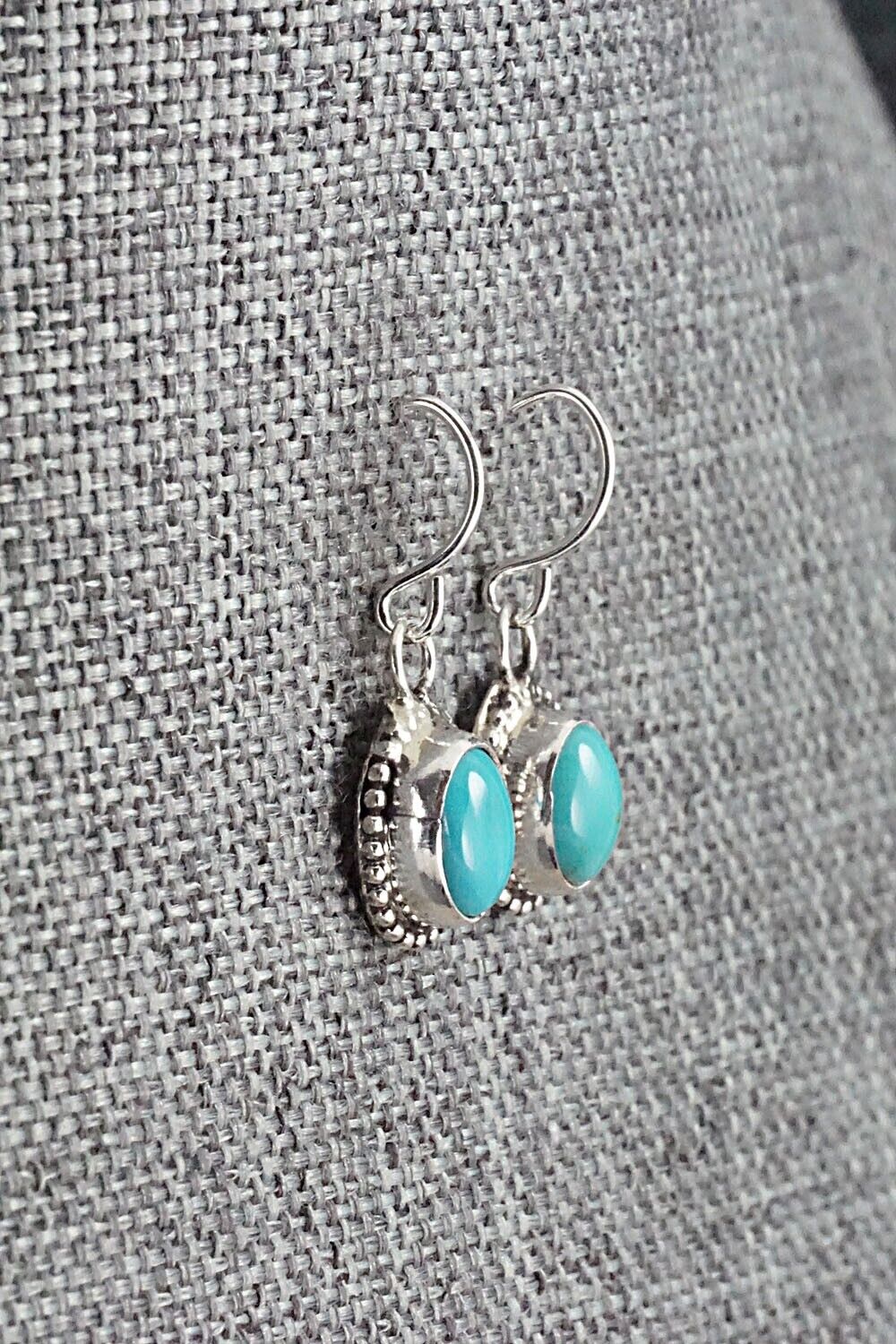 Turquoise & Sterling Silver Earrings - Jan Mariano