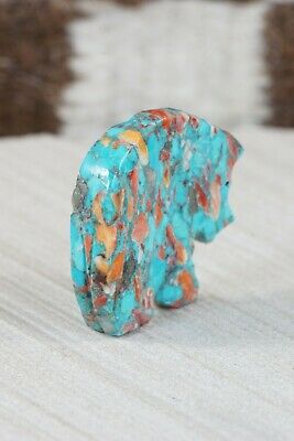 Bear Zuni Fetish Carving - Kevin Quam - High Lonesome Trading