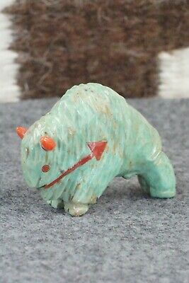 Buffalo Zuni Fetish Carving - Andres Quandelacy