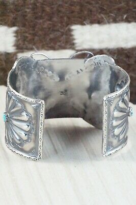 Turquoise & Sterling Silver Butterfly Bracelet - Tim Yazzie