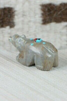 Bear Zuni Fetish Carving - Danette Laate - High Lonesome Trading