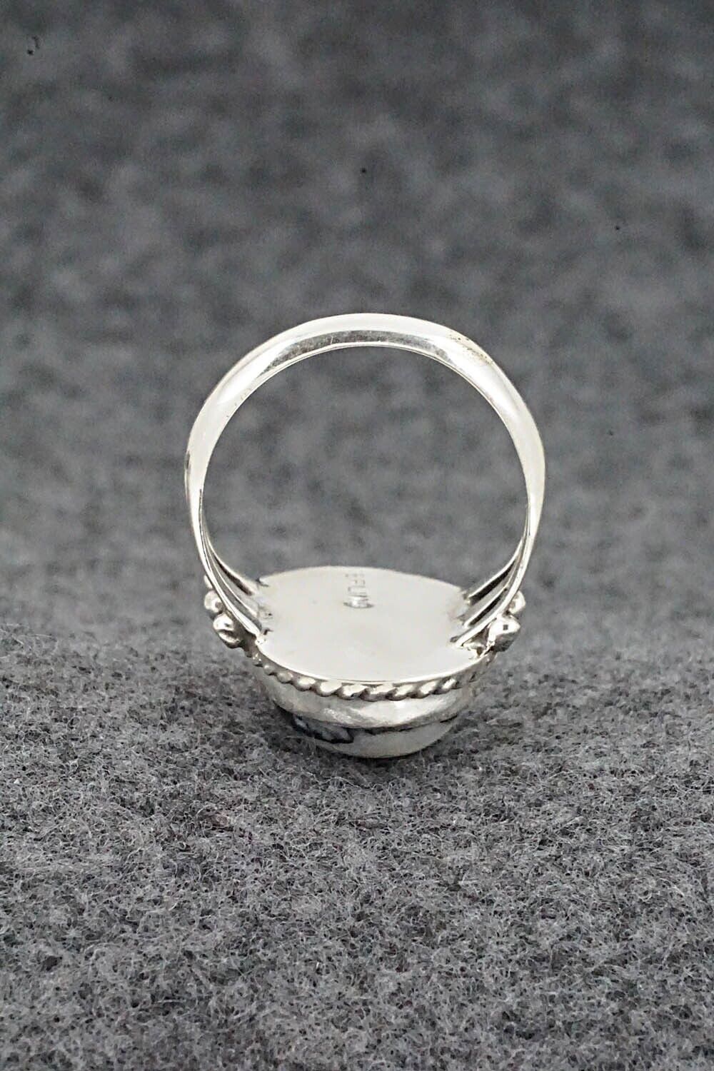 White Buffalo & Sterling Silver Ring - Grace Kenneth - Size 6.25