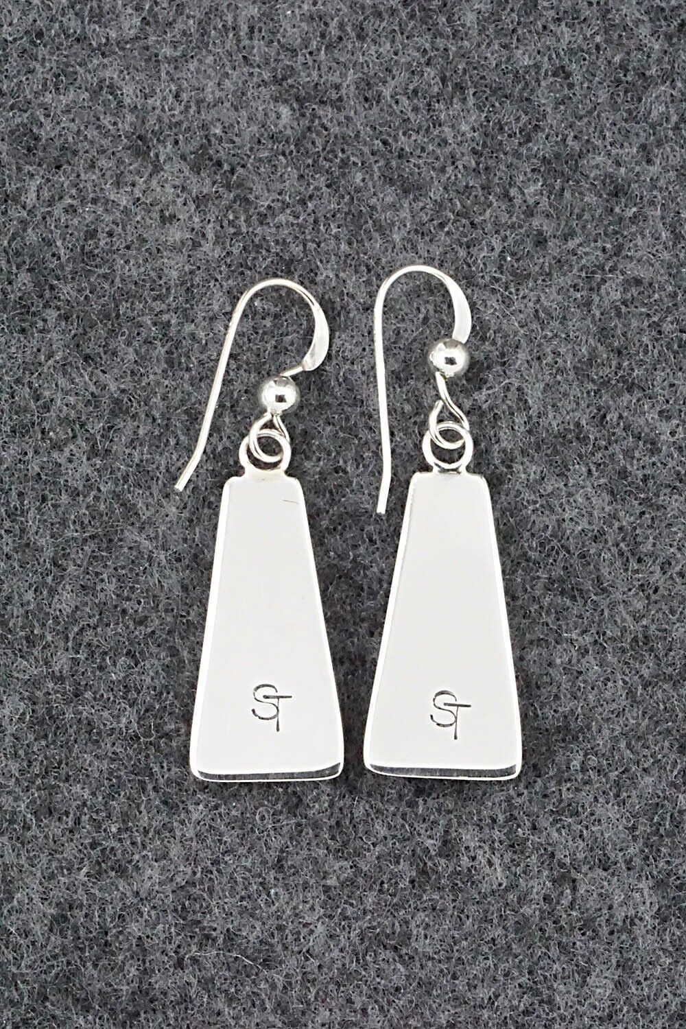 Turquoise & Sterling Silver Earrings - Stewart Tucson